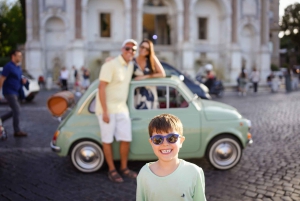 Rom: Fotoshoot med vintage Fiat 500