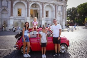Rom: Fotoshoot med vintage Fiat 500