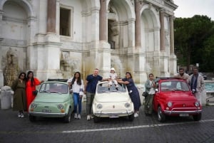 Rom: Fotoshoot med vintage Fiat 500