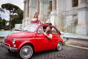 Rom: Fotoshoot med vintage Fiat 500