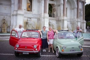 Rome: Photoshoot experience with Vintage Fiat 500