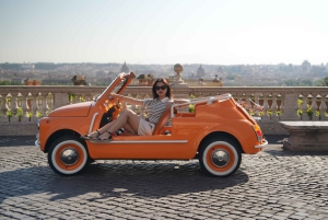 Rome: Photoshoot experience with Vintage Fiat 500