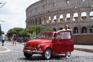 Rome: Photoshoot experience with Vintage Fiat 500
