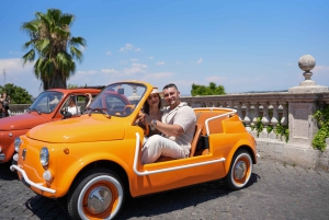 Rome: Photoshoot experience with Vintage Fiat 500