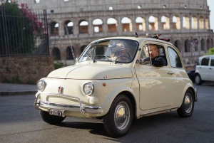 Rome: Photoshoot experience with Vintage Fiat 500