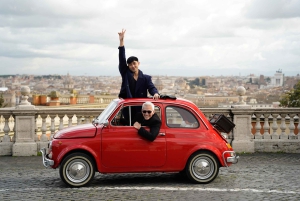 Rome: Photoshoot experience with Vintage Fiat 500