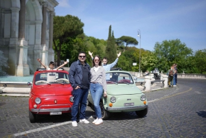 Rome: Photoshoot experience with Vintage Fiat 500