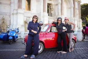 Rome: Photoshoot experience with Vintage Fiat 500