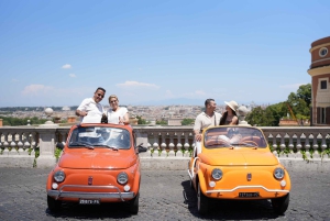 Rome: Photoshoot experience with Vintage Fiat 500
