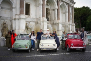 Rome: Photoshoot experience with Vintage Fiat 500