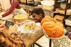 Rom: Pizza- og tiramisu-madlavningskursus nær Colosseum