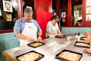 Roma: Clase de Cocina de Pizza y Tiramisù con Copa de Vino