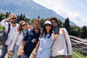 Roma: Tour di Pompei con vino e pranzo in treno ad alta velocità