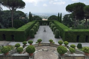 Rome: Pontifical Villa Gardens at Castel Gandolfo Minibus