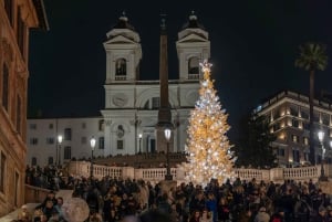 Rome : visite privée à pied de Noël avec un guide de la région