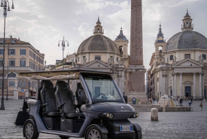 ローマ：ゴルフカートによるプライベート市内観光ツアー