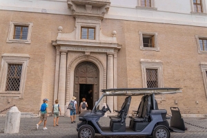 ローマ：ゴルフカートによるプライベート市内観光ツアー