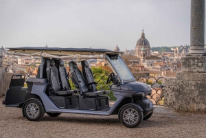 ローマ：ゴルフカートによるプライベート市内観光ツアー