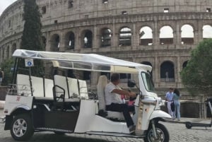 Rom: Privat stadsrundtur med elektrisk Tuk Tuk