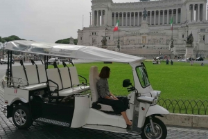 Rom: Privat stadsrundtur med elektrisk Tuk Tuk