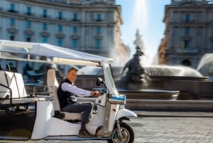 Rome: privérondleiding door de stad per elektrische tuktuk
