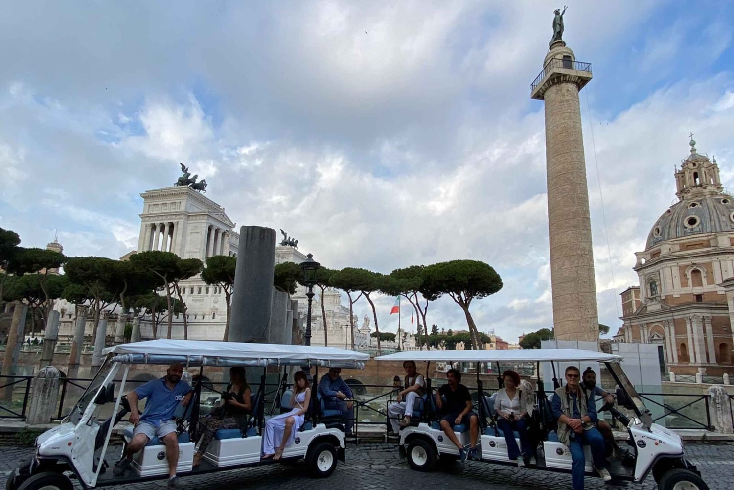 Rom: Private anpassbare 3-stündige Golf Cart Stadtführung