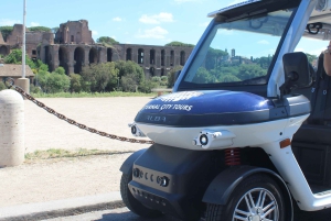 ローマ：ゴルフカートで行くプライベート観光ツアー