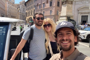 ローマ：ゴルフカートで行くプライベート観光ツアー