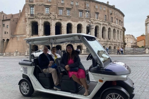 ローマ：ゴルフカートで行くプライベート観光ツアー