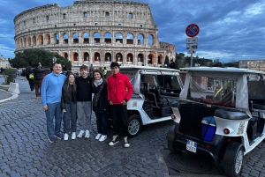 ローマ：ゴルフカートで行くプライベート観光ツアー