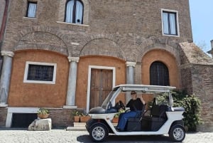 Rooma: Yksityinen golfkärrykierros kuljettajan kanssa: Yksityinen golfkärrykierros kuljettajan kanssa