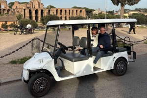 Yksityinen golfkärrykierros Roomassa, sisältää noudon hotellilta