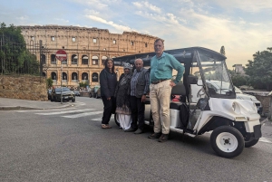 Rome: Private Golf Cart Tour with Hotel Pickup