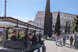 Rome: Private Golf Cart Tour with Hotel Pickup