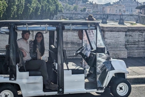 Rome: Private Golf Cart Tour with Hotel Pickup