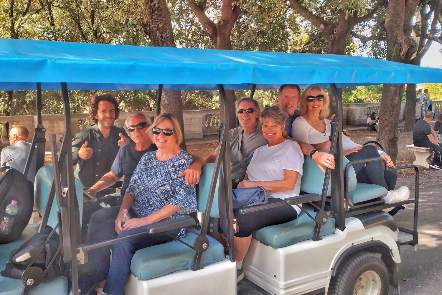 Rzym: wycieczka prywatna wózkiem golfowym z lokalnymi i rzemieślniczymi lodami