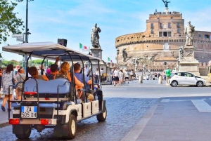 Rzym: wycieczka prywatna wózkiem golfowym z lokalnymi i rzemieślniczymi lodami