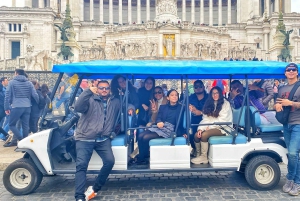 Rzym: wycieczka prywatna wózkiem golfowym z lokalnymi i rzemieślniczymi lodami
