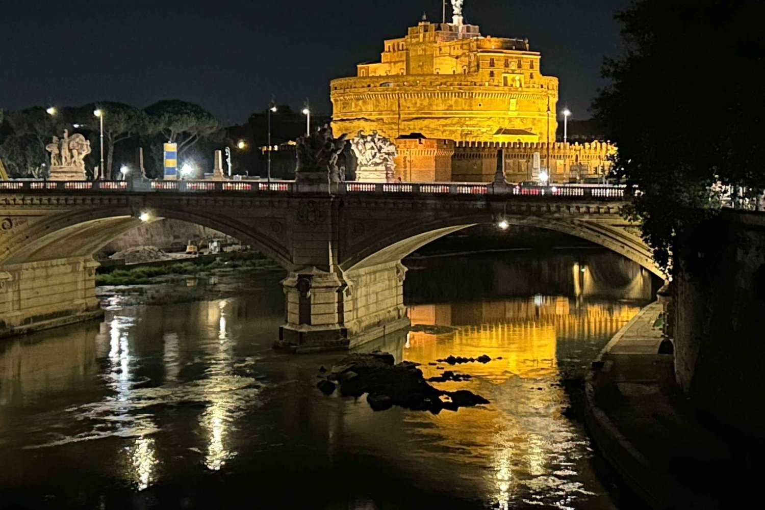 Rome: Private Night Tour with Driving, Walking, and Flavors