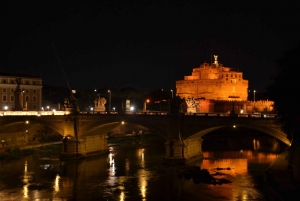 Rome: Private Night Tour with Driving, Walking, and Flavors