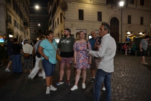 Rome: Private Night Tour with Driving, Walking, and Flavors