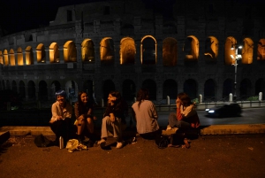 Rome: Private Night Tour with Driving, Walking, and Flavors