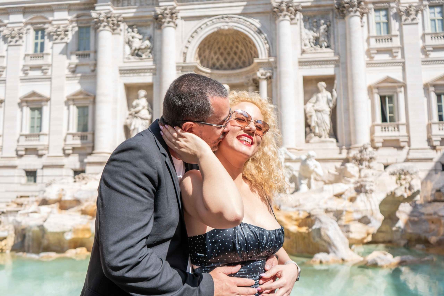 Roma: Privat fotoshoot ved Trevifontenen