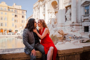 Rome : Photoshoot privé à la fontaine de Trevi