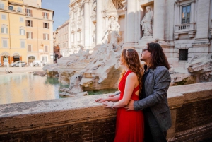 Rome : Photoshoot privé à la fontaine de Trevi