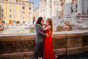 Rome : Photoshoot privé à la fontaine de Trevi