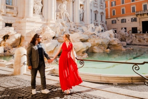 Rome : Photoshoot privé à la fontaine de Trevi