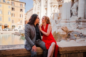 Rome : Photoshoot privé à la fontaine de Trevi