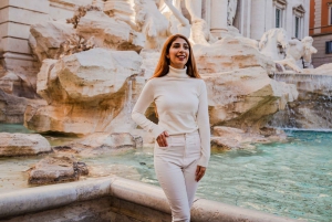 Rome : Photoshoot privé à la fontaine de Trevi