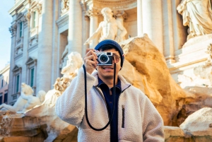 Roma: Privat fotoshoot ved Trevifontenen